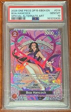 2026 BOA HANCOCK ONE PIECE OP15-EB04 SPECIAL ALTERNATE ART #014 PSA 10 GM MINT picture