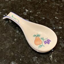 Vintage Princess House orchard medley ceramic spoon rest #249 picture