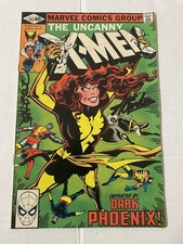 UNCANNY X-MEN # 135 Signed Stan Lee & John Byrne Classic Dark Phoenix Cover VF picture