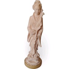 Vintage A. Giannelli 1983 Sculpted Geisha Asian Woman Figurine Statue Decor picture