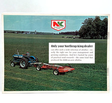 Vintage Northrup King Alfalfa Dealer Folded Paper Advertising Brochure picture