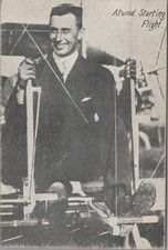 Harry Atwood Starting Flight Early Aviation Postcard c1911 Pioneer picture