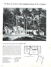 Lt. Col. Earle W Lancaster Home 1941 Hingham MA George R Paul Architect picture