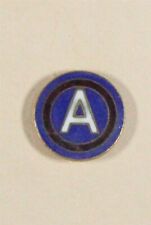 WWII Home Front - 3rd Army enameled lapel pin 2803 picture
