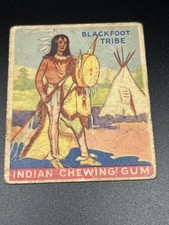 1933 Goudey Indian Gum R73 #24 Chief of the Blackfoot Tribe 96 Back Vintage Card picture