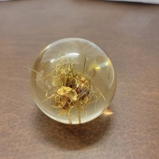 1991 Hafod Grange Original Collection Resin Nigella Seed Pod Paperweight Vintage picture