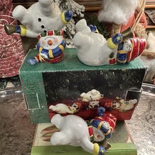SIGNATURE-Boxed-S/3-SNOWMAN TUMBLERS ☃️From Dillard’s Department Store-NEW-⛄️ picture