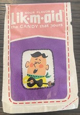 Vintage 1960's LIK-M-AID The Candy That Pours  Sealed  NOS  1 Cent Pack  RARE picture