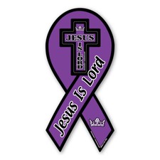 Jesus Is Lord Ribbon Magnet picture