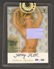 HOLLY WITT PLAYBOY PLAYMATE OF THE MONTH 1995 SEALED AUTOGRAPH CARD #84/125 2002 picture