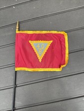 Vintage Boy Scouts of America TROOP Flag , on a Stick picture