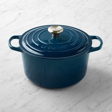 Le Creuset Signature Enameled Cast Iron Deep Round Oven, 6.5-Qt Agave picture