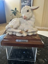 Vtg Florence Sculpture d’ Arter ‘’Little Lamb” Sculpture by Guiseppe Armani picture