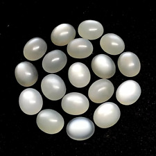 1000 Carat White Moonstone Oval Cabochon Wholesale 100% Natural Loose Gemsstones picture