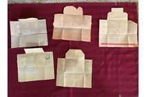RARE ANTIQUE LOT Telegrams of LOVE  with cute written love phrases : N. 5 TOTAL picture