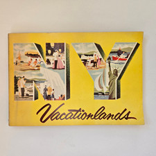 VINTAGE 1956 Souvenir NY VACTIONLANDS NEW YORK Travel Guide Brochure RETRO NICE picture