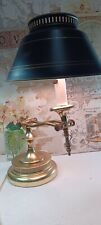Vintage student desk lamp Lamp swing arm brass swivel arm with metal lamp shade picture
