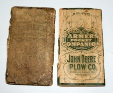 1902 1903 John Deere Plow Co Farmers Pocket Companion Ledgers picture