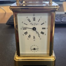 FRENCH CARRIAGE CLOCK by Hour Lavigne strike hour repeat & alarm - Read  Below picture