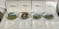Vtg 1981 Complete Set Of 12 Wildflowers Of The South Plates picture