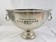Cuvee De Prestige Champagne Du Louvois Pedestal Ice Bucket/Wine Cooler Vintage picture