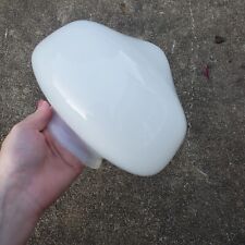 Vintage Mid-Century Modern White Milk Glass Round Globe Light Lamp Fixture Shade picture