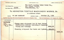 1923 Invoice: May's Landing Water Power Co. to Abington Text picture