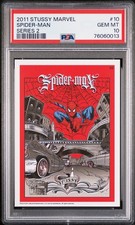 2011 Stussy- Stussy Marvel, Spider-Man #10 Series 2 -PSA 10 picture