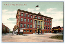 c1910 Y.M.C.A Building Jamestown New York NY Antique Geo H Monroe Postcard picture