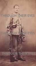 Cdv photo Victorian soldier with rifle circa 1860's picture