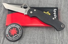 Spyderco Paramilitary 2 PM2 Tanto CPM-M4 Satin Black G10 Blade HQ Exclusive BNIB picture