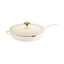 Tramontina 12” Enameled Cast Iron Skillet Latte Brand new picture