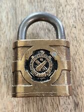 Vintage Yale Ordinance Department Brass Padlock No Key Lock picture