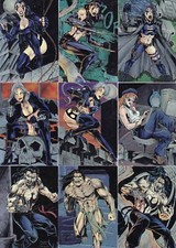 Razor Series 1 Chromium 1995 Krome Partial Base Card Set 80/90 MC picture