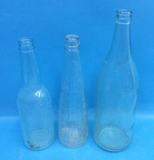 Lot 3 Blue Clear Glass Brooklyn New York Jacob Ruppert Brewery D Chipkin Bottles picture