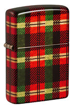 Zippo 'exclusive' Christmas Gold Plaid Design Windproof Lighter, 48458-110967 picture