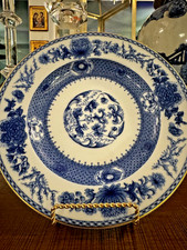 Mottahedeh Imperial Blue Dinner Plate Pristine Condition picture