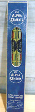 4 NEW Alpha Cements Alpha Portland Cement Mortar Vintage Wood Advertising Pencil picture