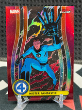 2026 Topps Finest Marvel Fantastic Four Mister Fantastic Red 5/5 Common #001 picture
