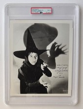 MARGARET HAMILTON Wizard of Oz Autographed Photo PSA Authentic Mint 9;C214 picture