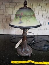 Antique Vintage Hand Painted Flower Butterfly Lamp, Aura Galaxy Co Inc. Handel  picture