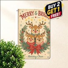 Bienvenue chez Nous French Welcome Design Retro Porch Tin Sign picture