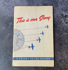 Vintage 1942 WWII Douglas Aircraft Company This Is Our Story Book War Production picture