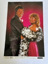Magicians KONTHUR & ANN signed Poster The Magic Hands of Germany 1989 picture