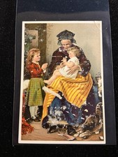 🔥 Vintage Victorian prayer Trade Card, Dr. Jayne’s Tonic, Iowa Advertising 🔥 picture