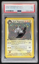 2000 Pokemon Team Rocket #11/82 Dark Magneton Holo PSA 7 picture