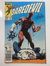 Daredevil # 200 Signed John Byrne & Stan Lee Mark Jewelers Newsstand VF picture