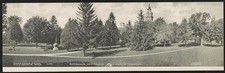 Hillsdale Mich 1908 Hillsdale College Entrance Campus Fountain Soldier Monument picture