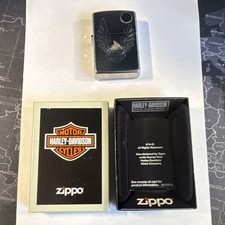 Harley-Davidson Zippo Lighter 3795 w/ Box, Boxes & Paperwork unstruck picture