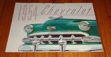 Original 1954 Chevrolet Full Line Sales Brochure Bel Air Two-Ten One-Fifty picture
